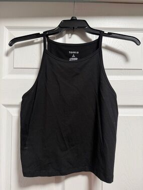 torrid Black High Neck Tank